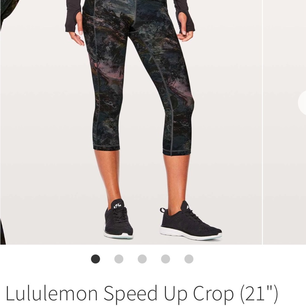lululemon athletica Speed Up Multicolor Leggings size 4 New Condition